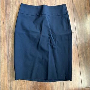 The Limited Navy Blue Suit Pencil Skirt  | US 00